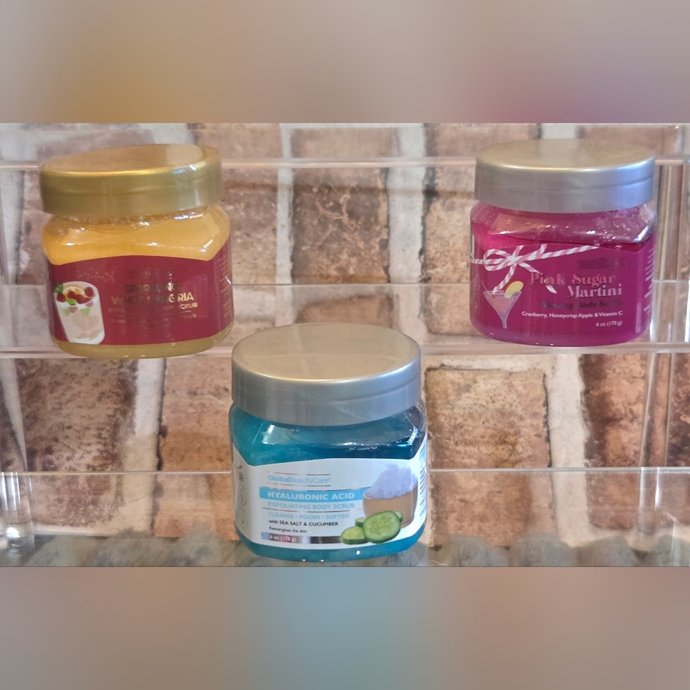 The Spathecary & Global Care Body Scrubs Bundle - Pack of 3